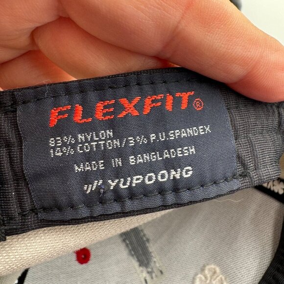 RAWLINGS BLACK CLOVER RBC CLOVER NATION FITTED HAT Size small to medium navy Ame - Picture 8 of 9